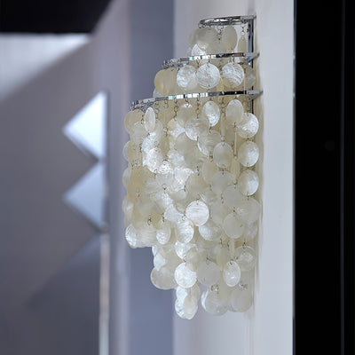 Shell Postmodern Luxury Cascading Wall Light