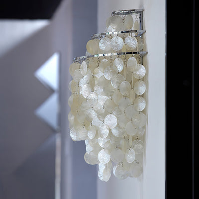 Shell Postmodern Luxury Cascading Wall Light