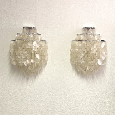 Shell Postmodern Luxury Cascading Wall Light