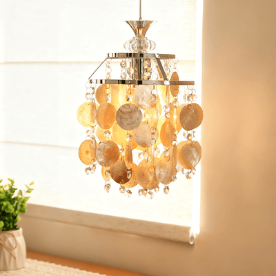 Shell Disc Pendant Light