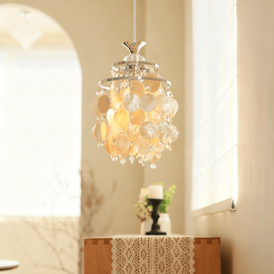 Shell Disc Pendant Light