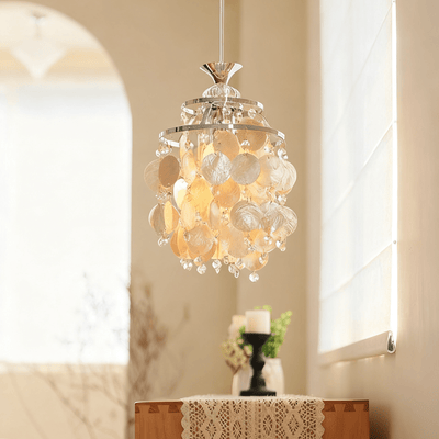 Shell Disc Pendant Light