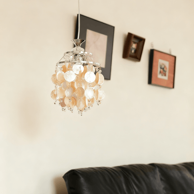 Shell Disc Pendant Light