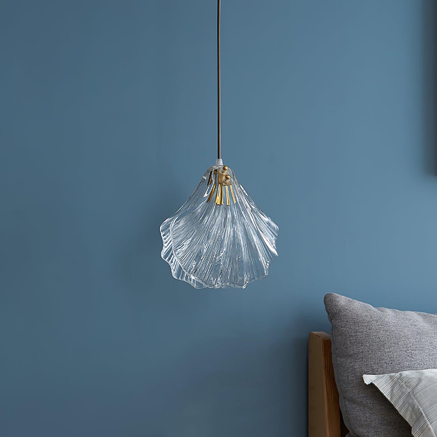 Veda Pendant Lamp Glass Shell Artistic Elegant