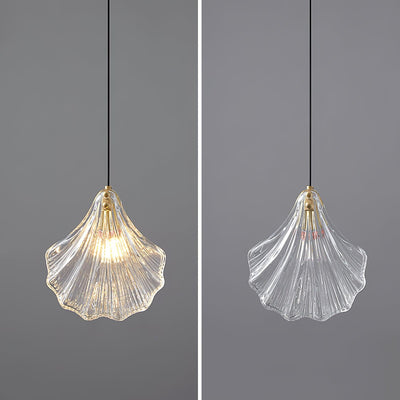 Veda Pendant Lamp Glass Shell Artistic Elegant