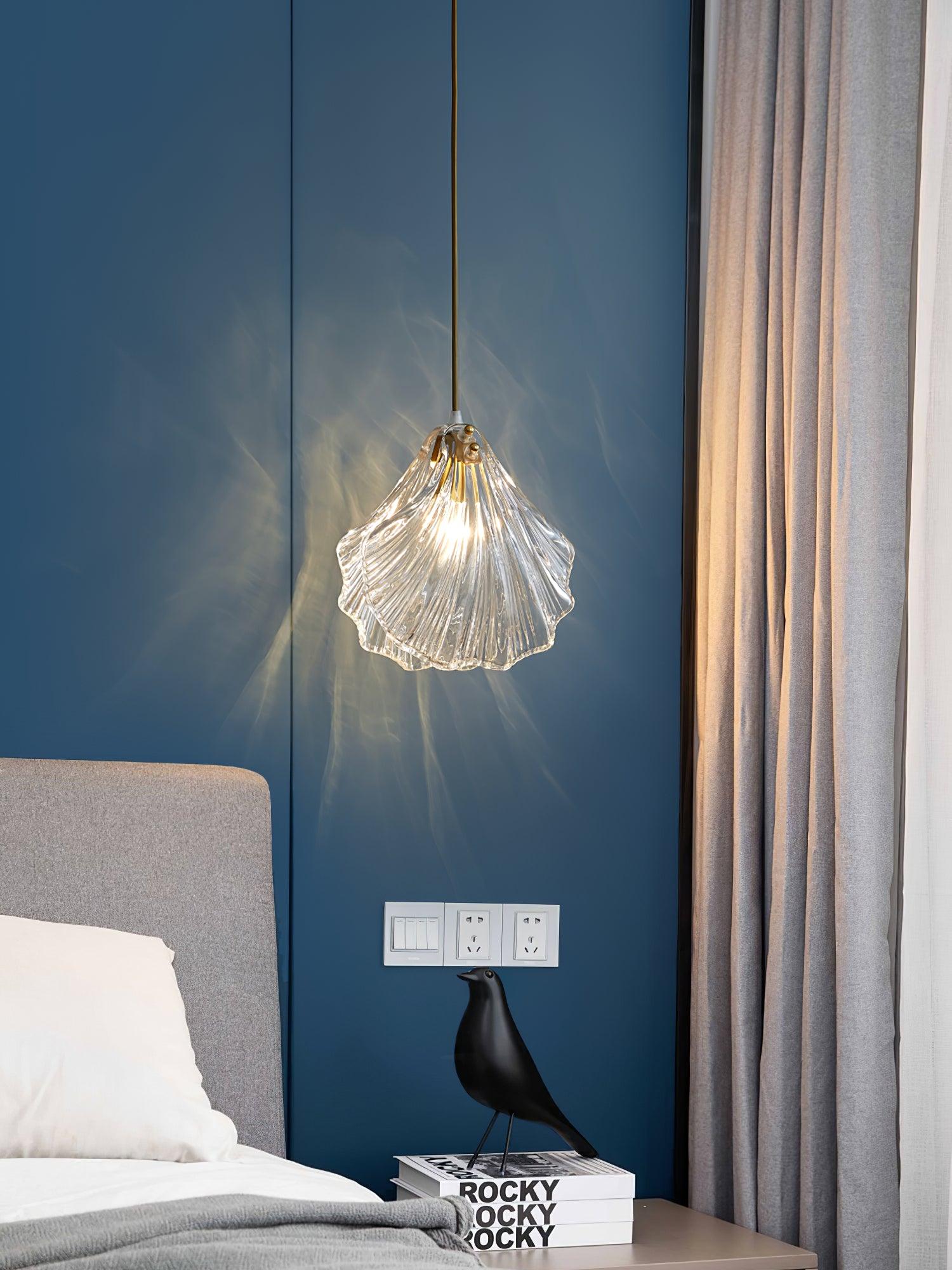 Veda Pendant Lamp Glass Shell Artistic Elegant