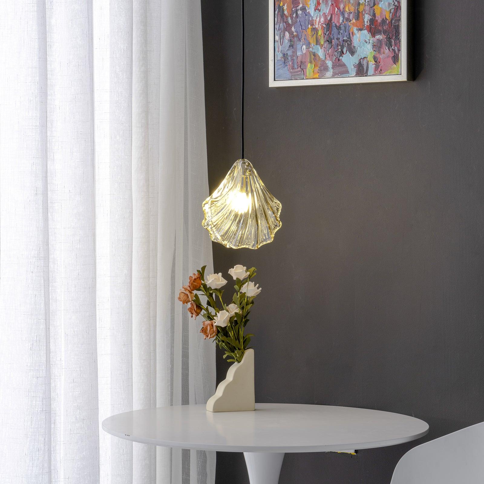 Veda Pendant Lamp Glass Shell Artistic Elegant