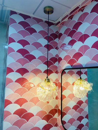 Veda Pendant Lamp Glass Shell Artistic Elegant