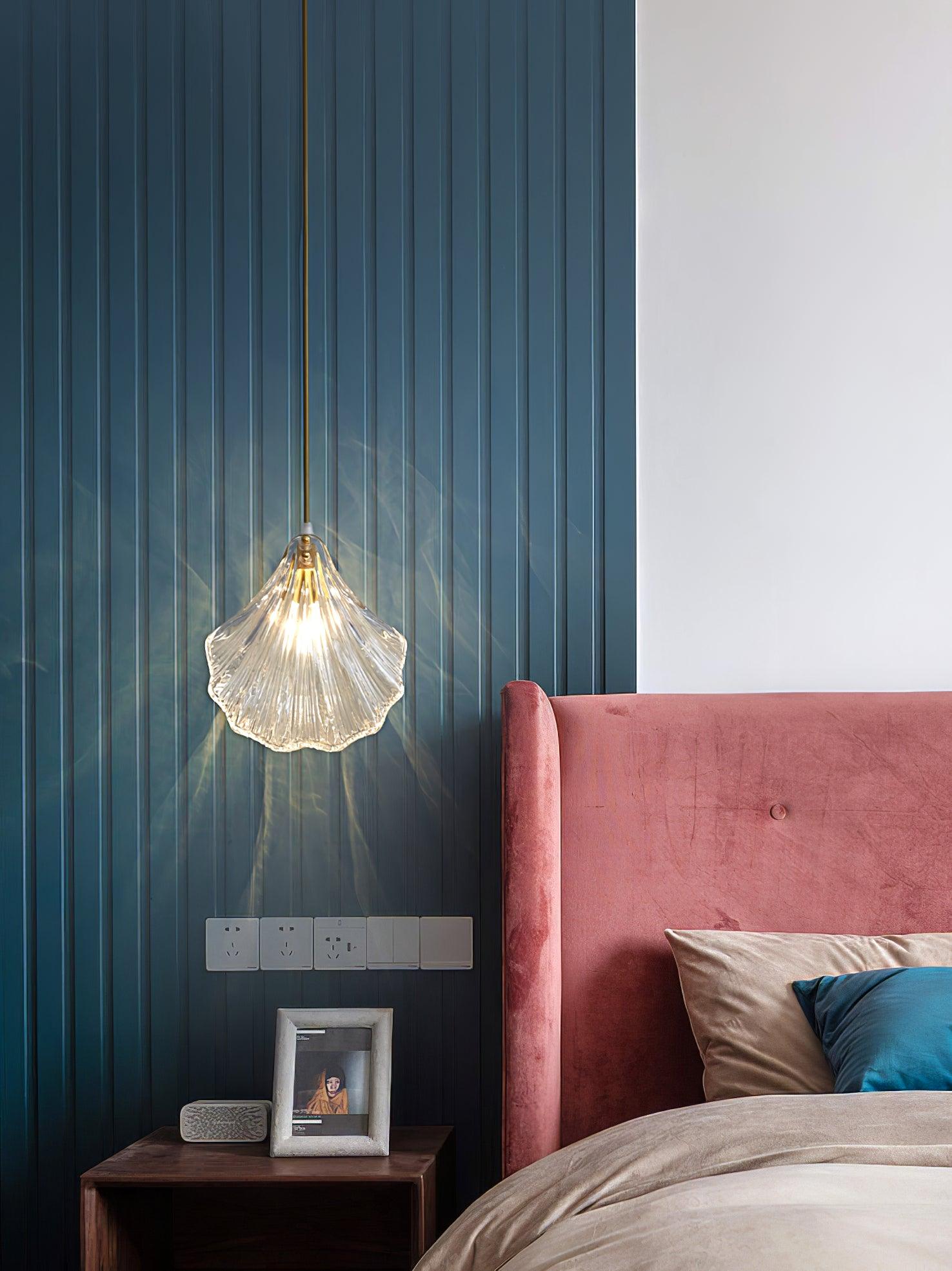Veda Pendant Lamp Glass Shell Artistic Elegant