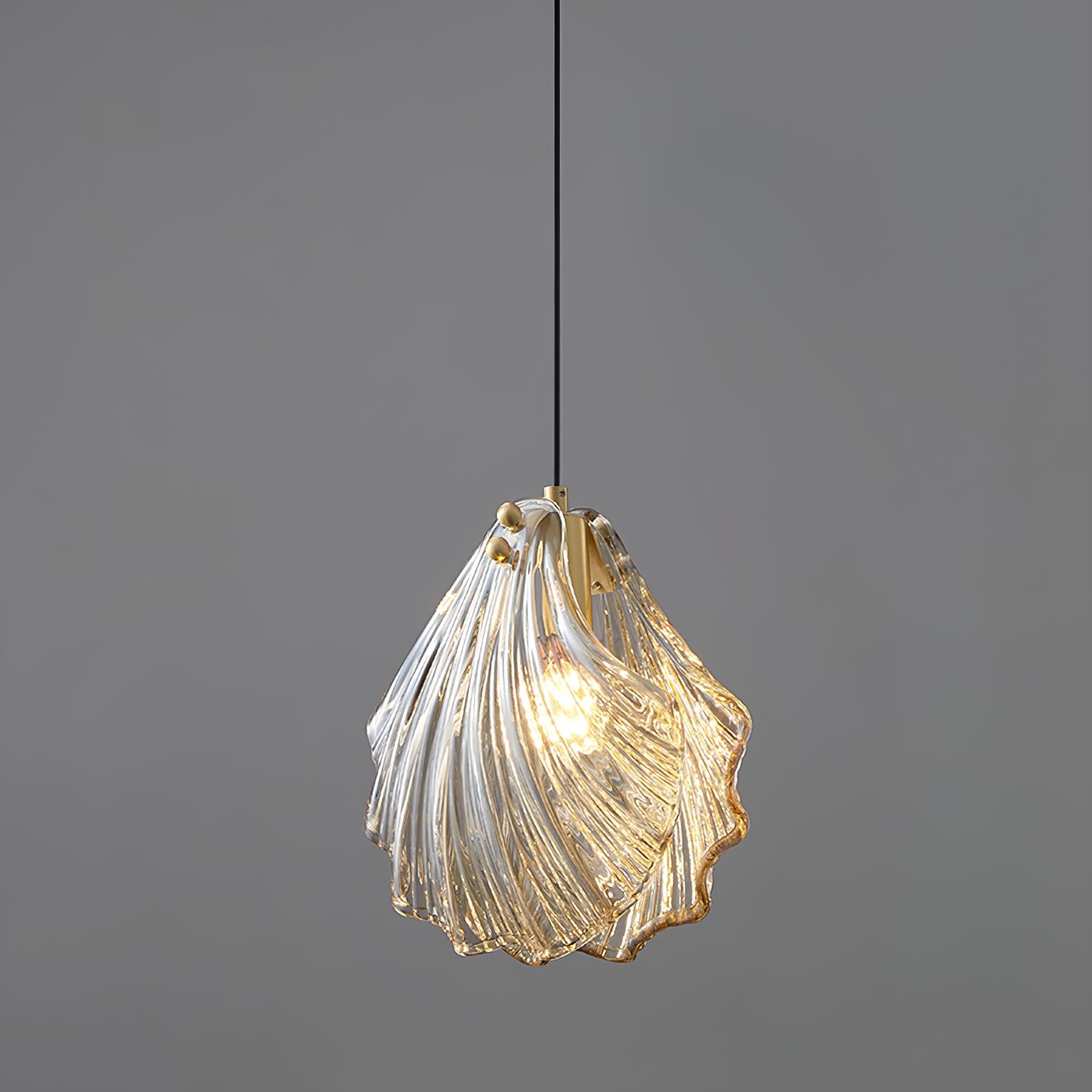 Veda Pendant Lamp Glass Shell Artistic Elegant
