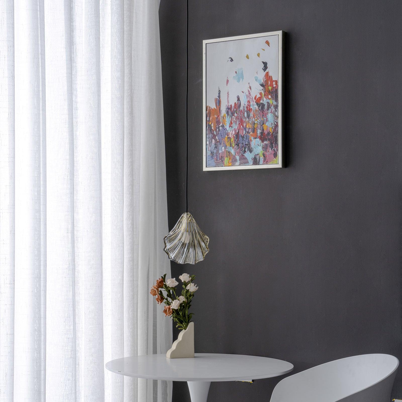 Veda Pendant Lamp Glass Shell Artistic Elegant