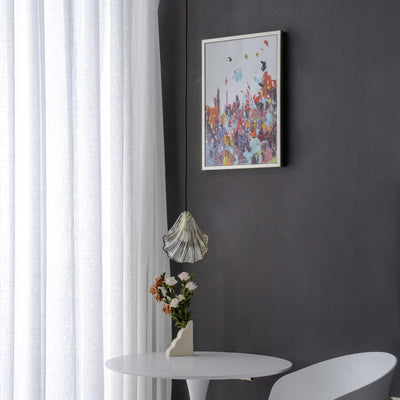 Veda Pendant Lamp Glass Shell Artistic Elegant