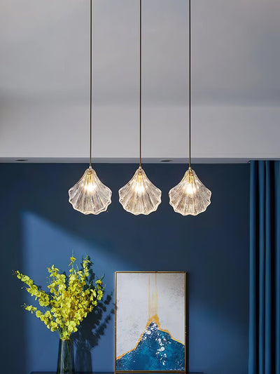 Veda Pendant Lamp Glass Shell Artistic Elegant