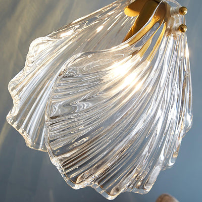 Veda Pendant Lamp Glass Shell Artistic Elegant