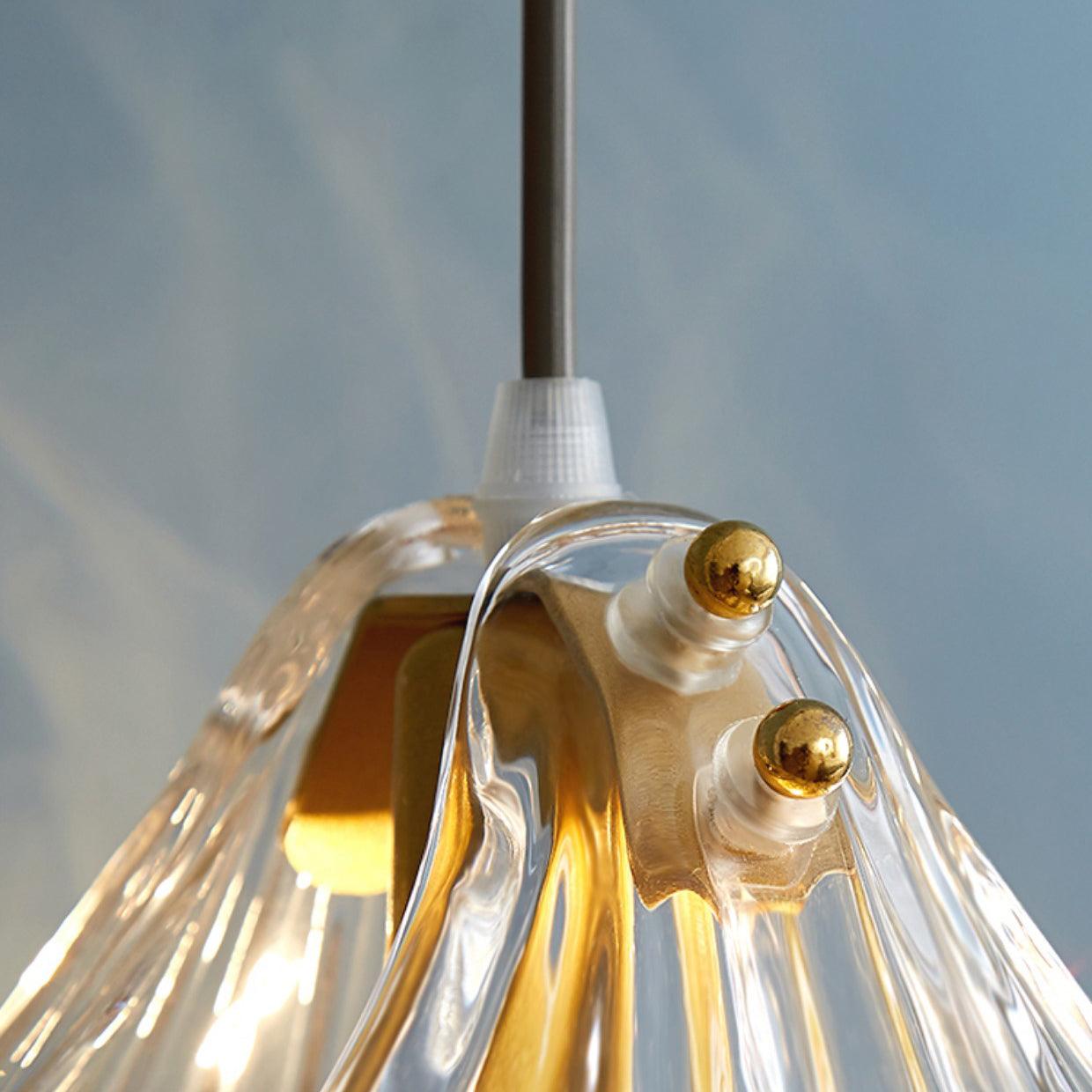 Veda Pendant Lamp Glass Shell Artistic Elegant