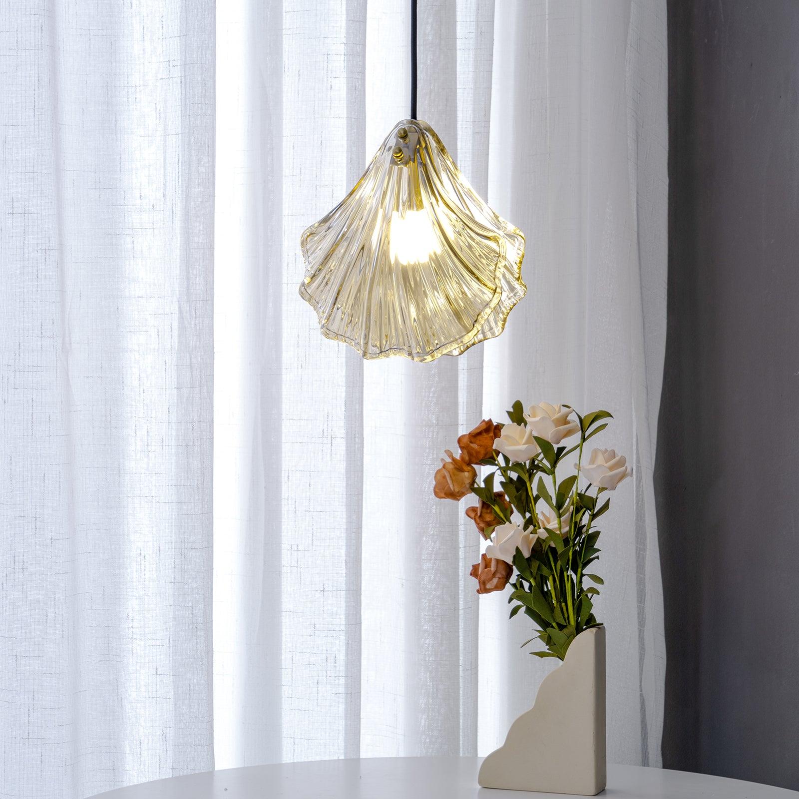 Veda Pendant Lamp Glass Shell Artistic Elegant