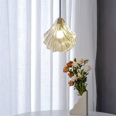 Veda Pendant Lamp Glass Shell Artistic Elegant