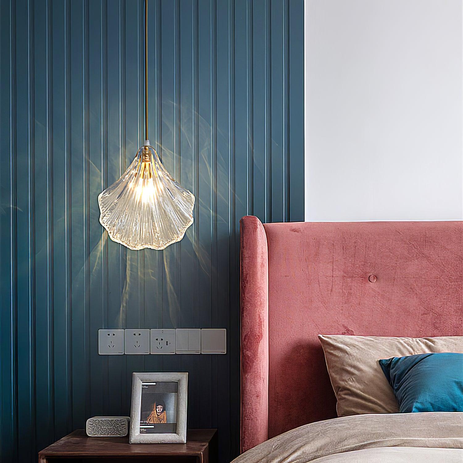 Veda Pendant Lamp Glass Shell Artistic Elegant
