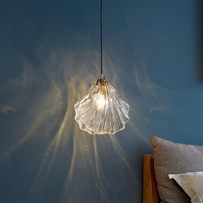 Veda Pendant Lamp Glass Shell Artistic Elegant