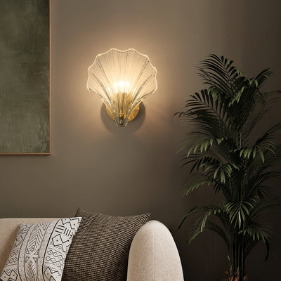 Neo Premium Elegance Brass Glass Wall Light