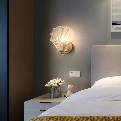 Neo Premium Elegance Brass Glass Wall Light