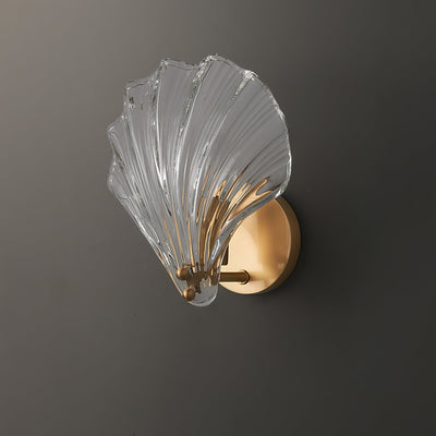 Neo Premium Elegance Brass Glass Wall Light