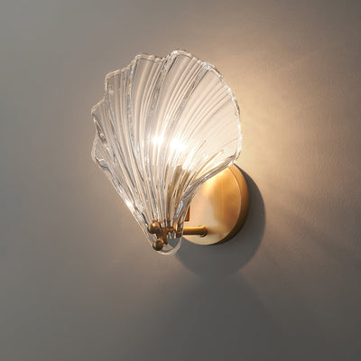 Neo Premium Elegance Brass Glass Wall Light