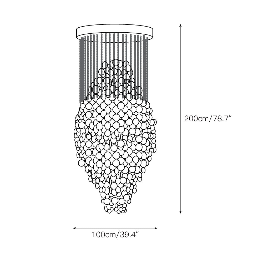 Norenella Waterfall Chandelier