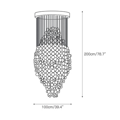 Norenella Waterfall Chandelier