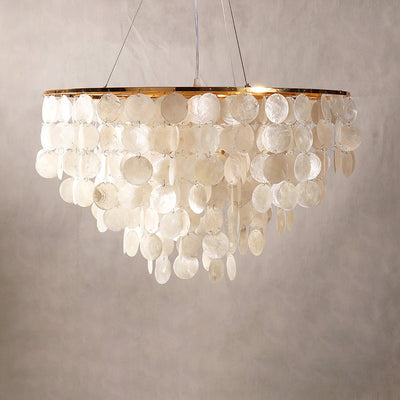 Esileth Postmodern Luxury Shell Wind Chime Chandelier