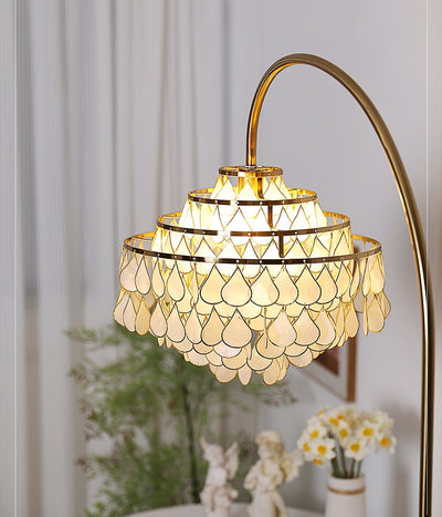 Emily Luxury Shell Floor Lamp