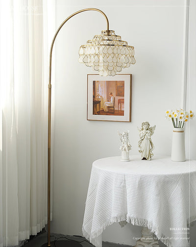 Emily Luxury Shell Floor Lamp