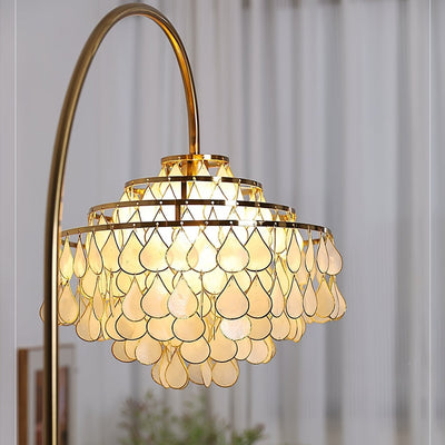 Emily Luxury Shell Floor Lamp