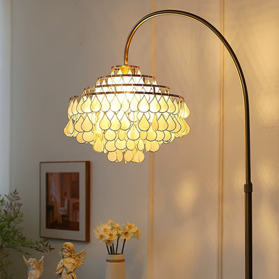 Emily Luxury Shell Floor Lamp
