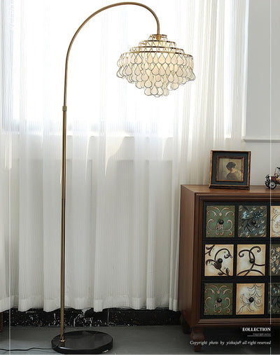 Emily Luxury Shell Floor Lamp