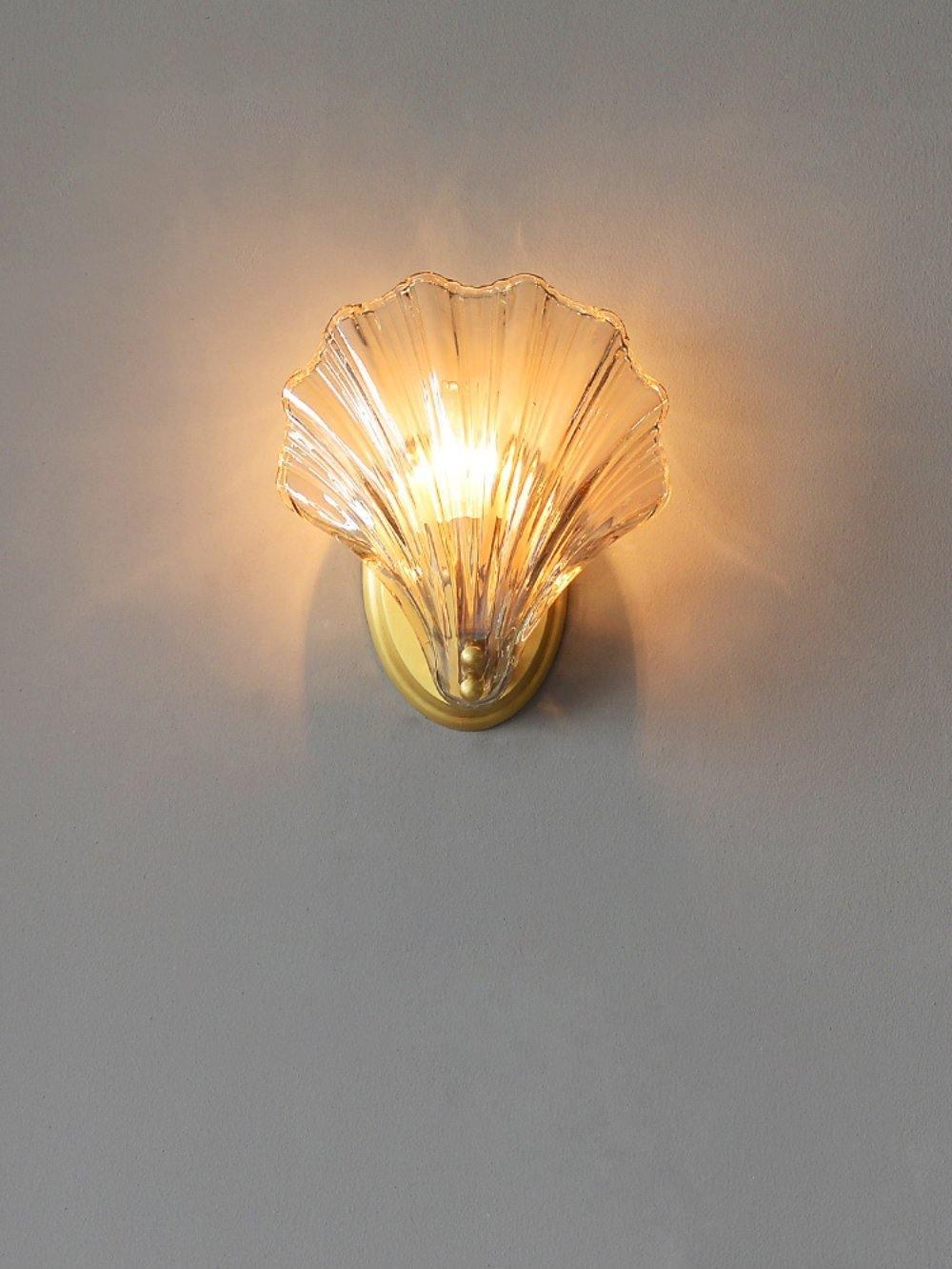 Neo Premium Elegance Brass Glass Wall Light