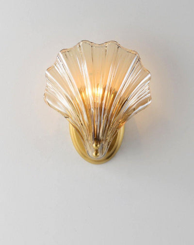 Neo Premium Elegance Brass Glass Wall Light