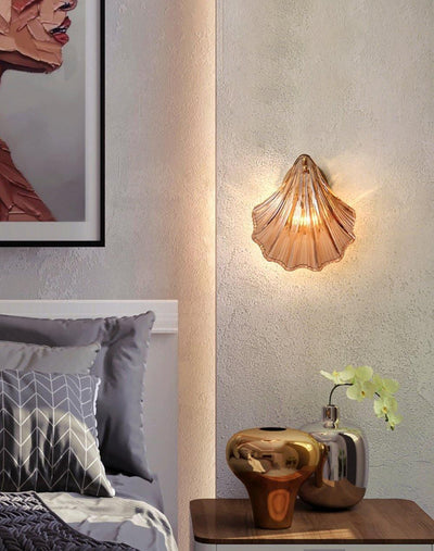 Neo Premium Elegance Brass Glass Wall Light