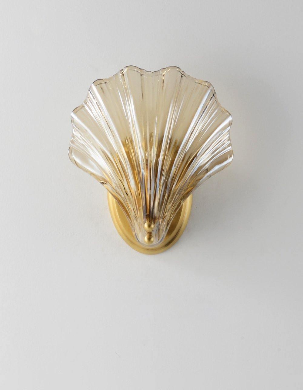 Neo Premium Elegance Brass Glass Wall Light