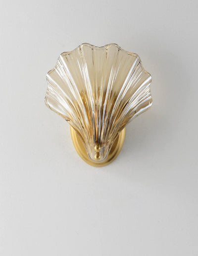 Neo Premium Elegance Brass Glass Wall Light