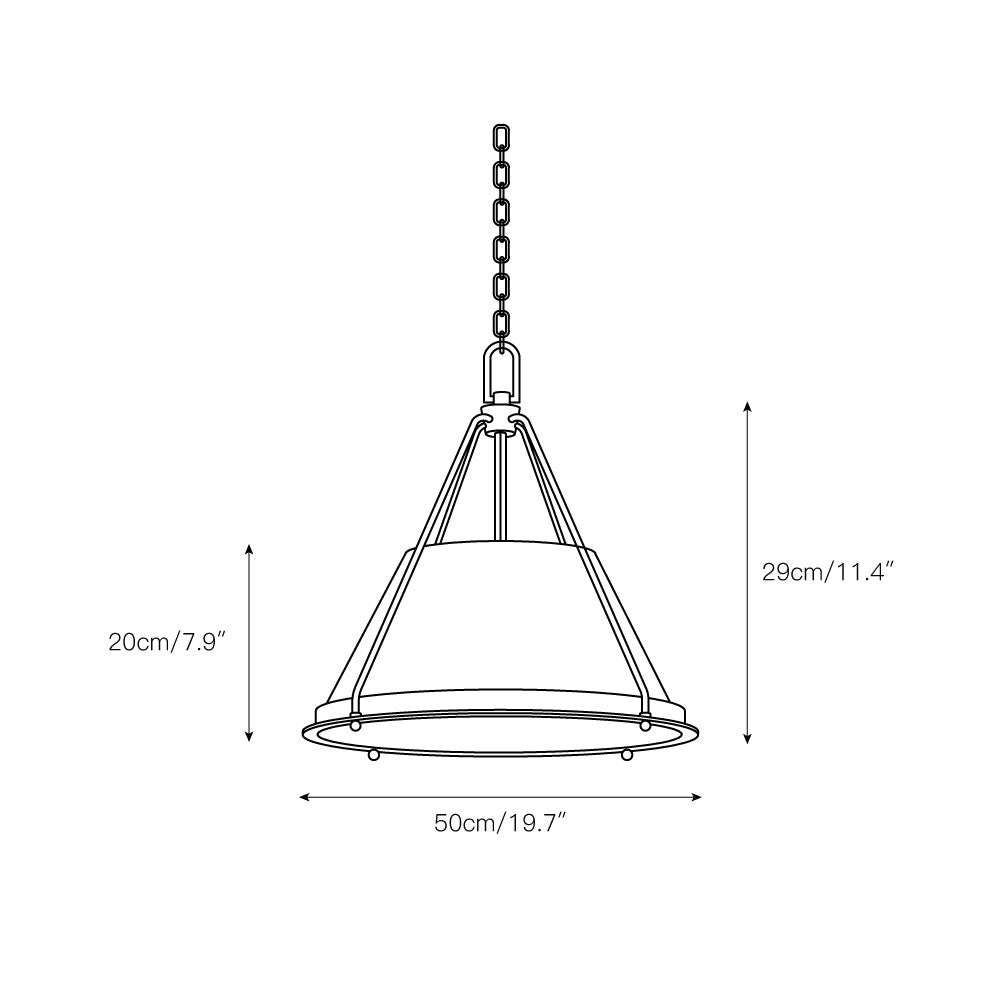 Fioeraine Fabric Pendant Light