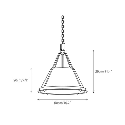 Fioeraine Fabric Pendant Light