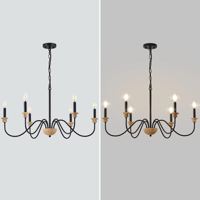 Syliira Wooden Chandelier