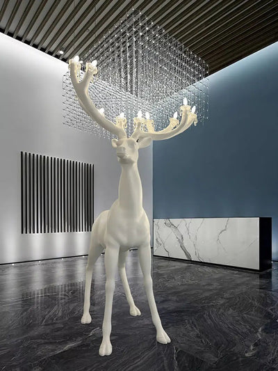 Veluaine Floor Lamp Deer Figure Playful Artistic