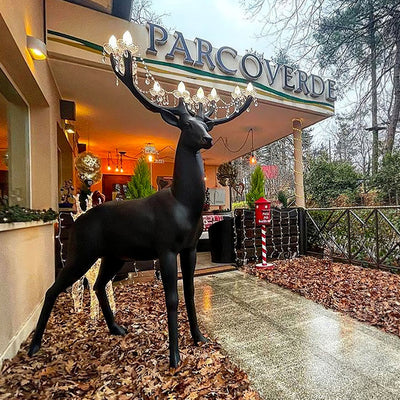 Veluaine Floor Lamp Deer Figure Playful Artistic