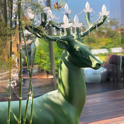 Veluaine Floor Lamp Deer Figure Playful Artistic