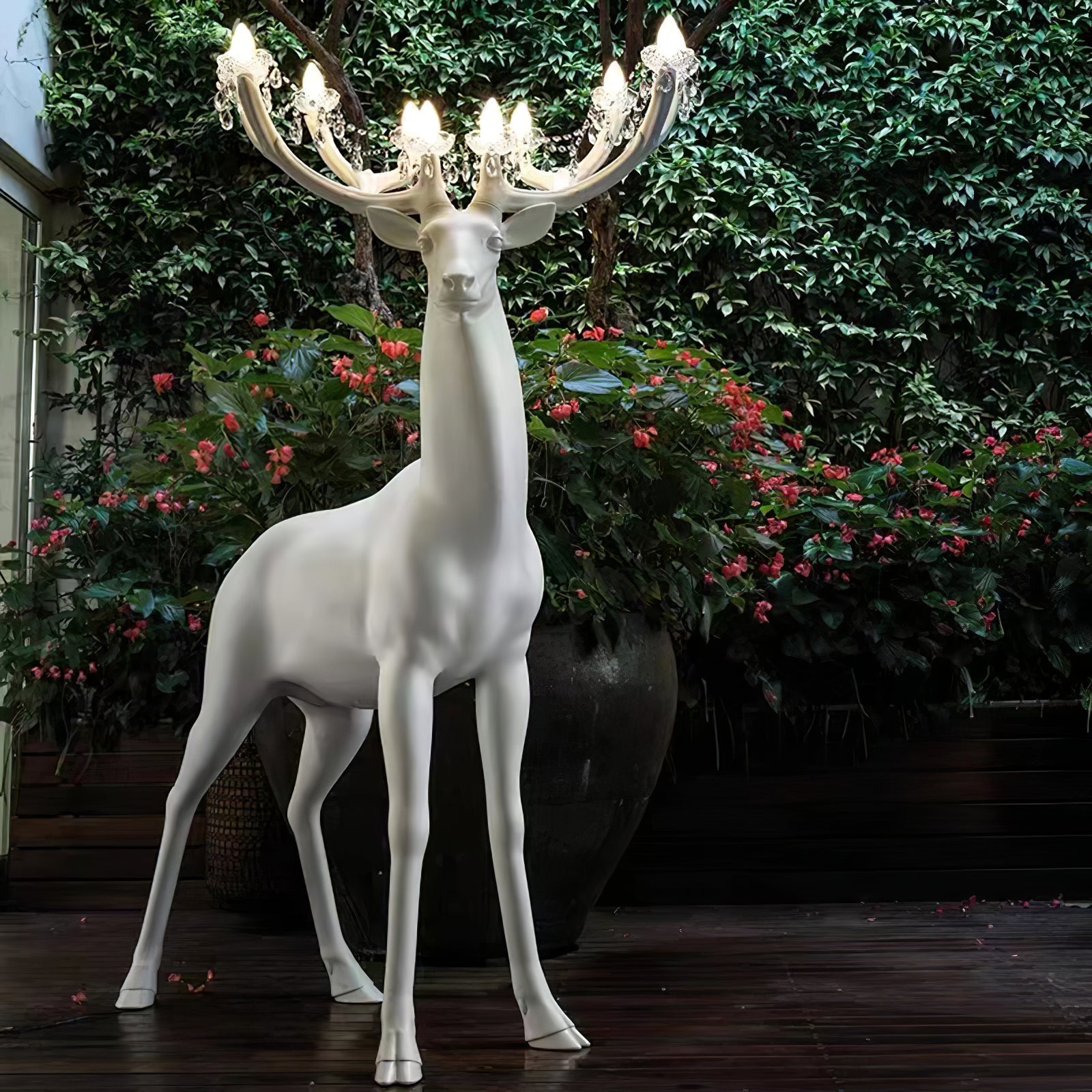 Veluaine Floor Lamp Deer Figure Playful Artistic