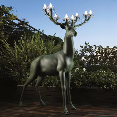 Veluaine Floor Lamp Deer Figure Playful Artistic