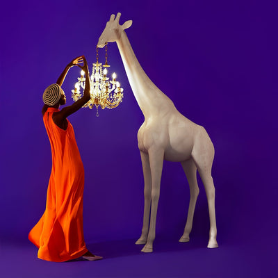 Veluaine Floor Lamp Deer Figure Playful Artistic