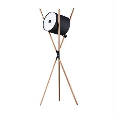Syloena Contemporary Wood Floor Lamp